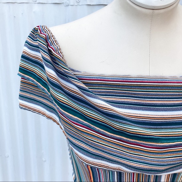 Kissy vintage rainbow stripe romper - Picture 6 of 11